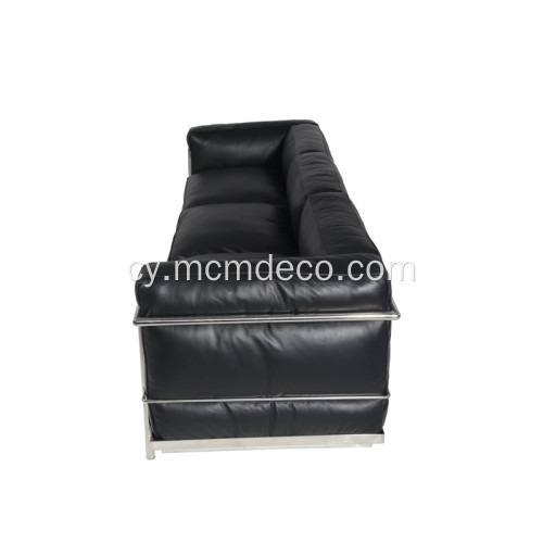 Soffa Tair Sedd Grand Modele Le Corbusier LC3